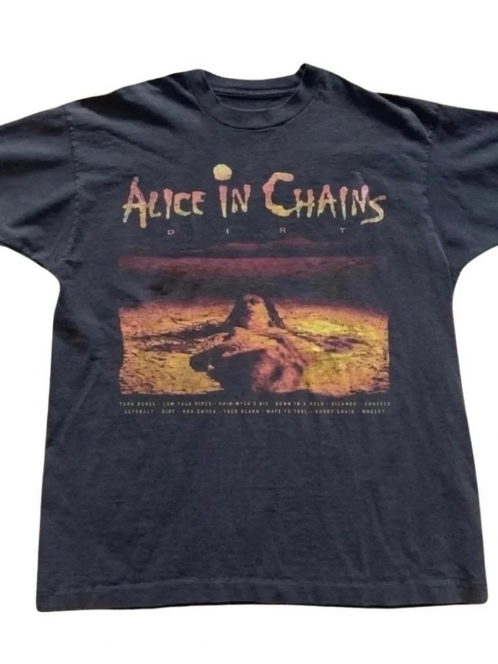 Black Alice in Chains Dirt Graphic Tee